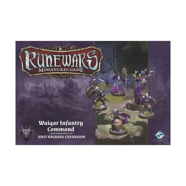 RuneWars: The Miniatures Game - Waiqar Infantry Command Unit Expansion