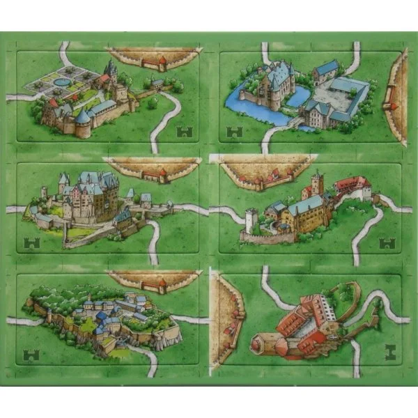 Carcassonne: Burgen in Deutschland