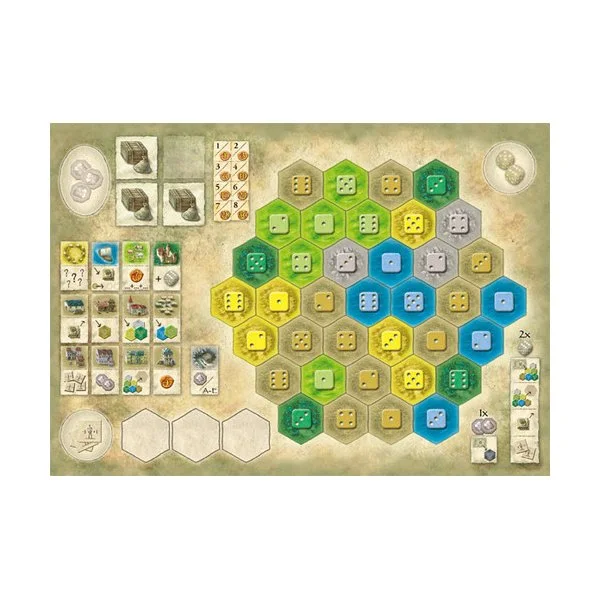 The Castles of Burgundy: Player Board – German board game championship 2013