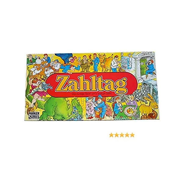 Zahltag - Das lustige Spiel um`s leidige Geld Parker Brettspiel 70er