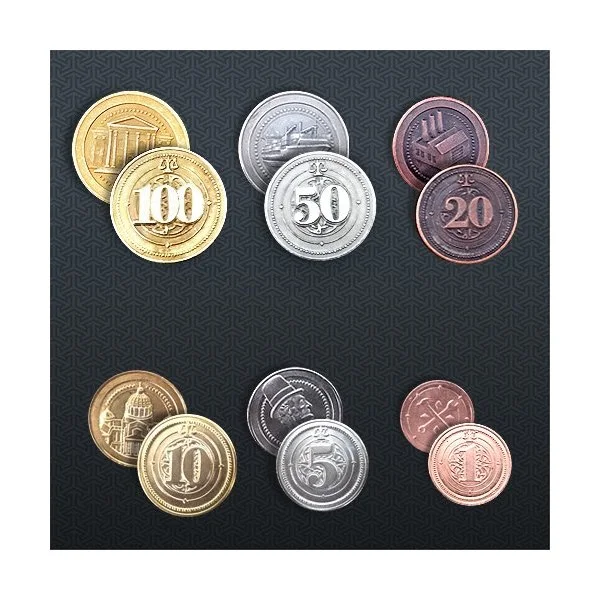 Hegemony: Lead Your Class to Victory - Deluxe Metal coins