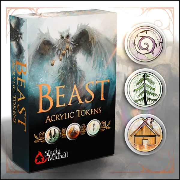 Beast. Acrylics: Tokens