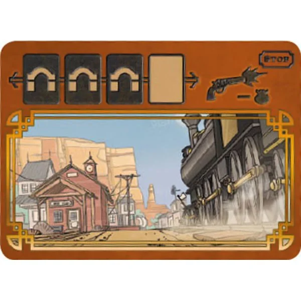 Colt Express: Le tunnel avant l'arrivée en gare