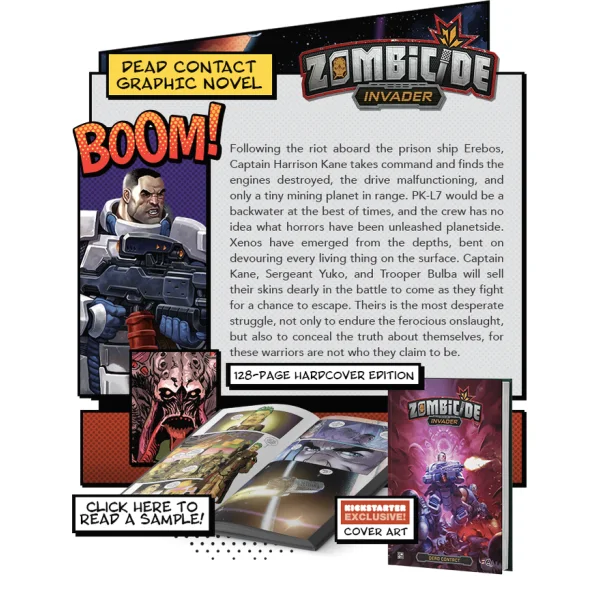 Zombicide: Invader Dead Contact Comic Book