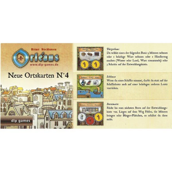 Orléans: Neue Ortskarten N°4