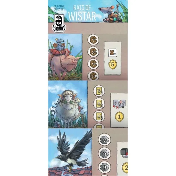 Rats of Wistar: Objective Cards Set