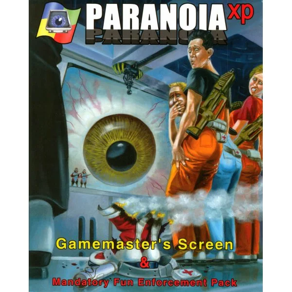 Paranoia XP: Gamemaster's Screen & Mandatory Fun Enforcement Pack