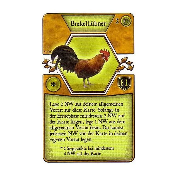 Agricola: Brakelhühner Promo Card