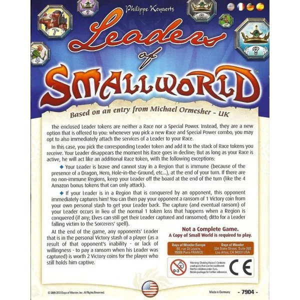 Small World: Leaders of Small World