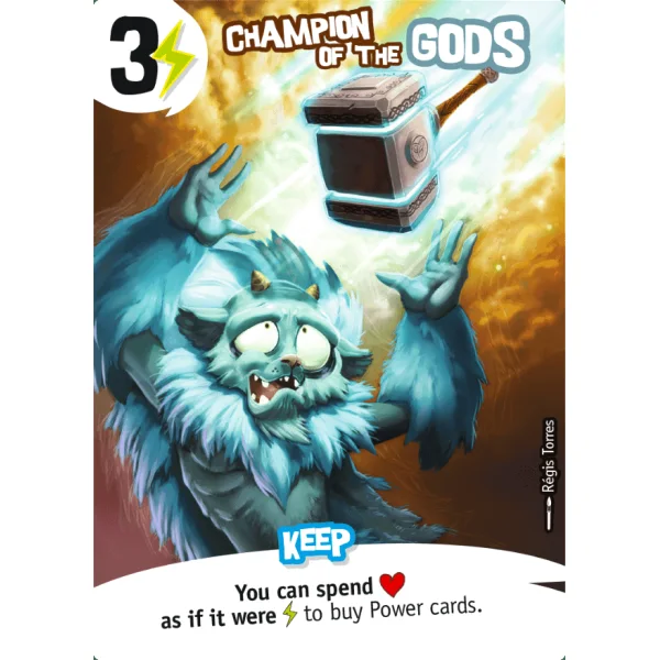King of Tokyo: Champion of the Gods Promo Card