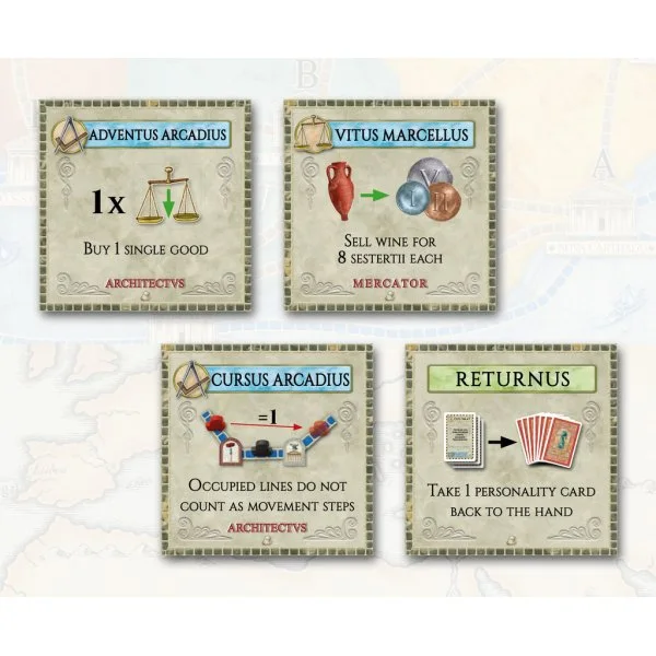 Concordia: 8 Forum Cards