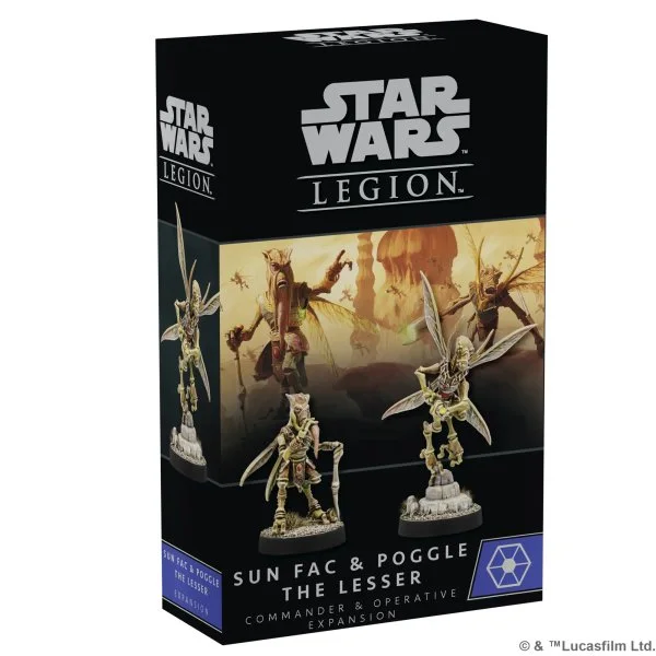 Star Wars: Legion - Sun Fac and Poggle the Lesser Commander and Operative Expansion