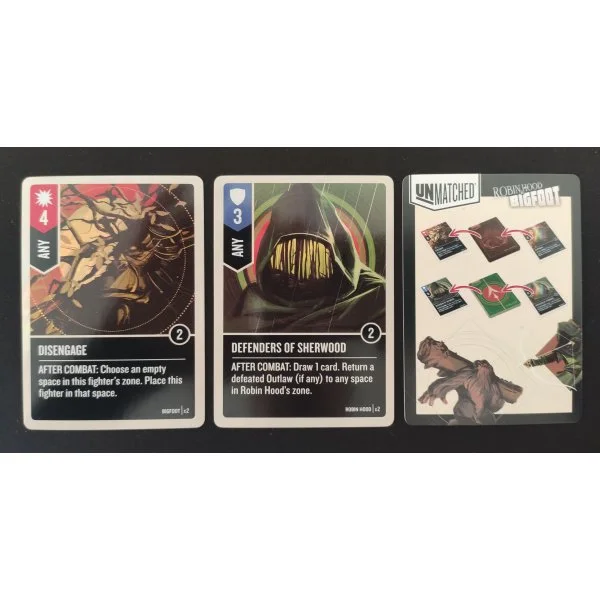Unmatched: Robin Hood vs. Bigfoot – Foil Cards