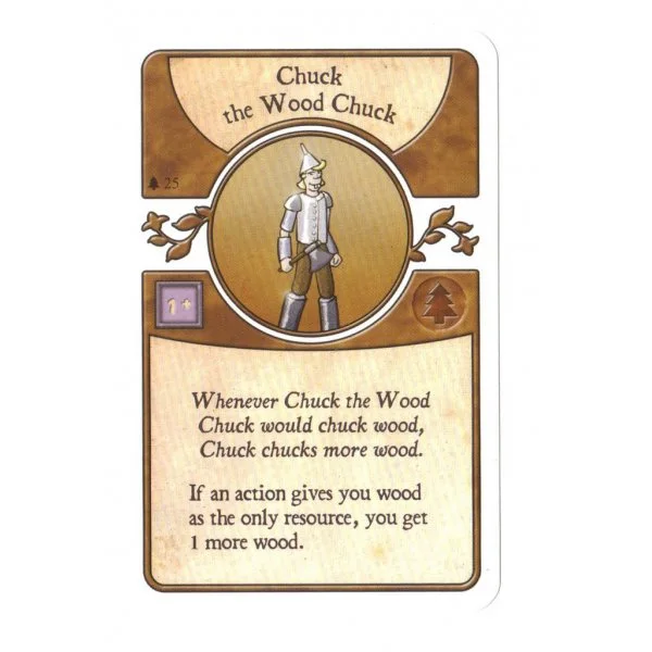 Agricola: The Legen*dairy Forest Deck - Chuck the Wood Chuck