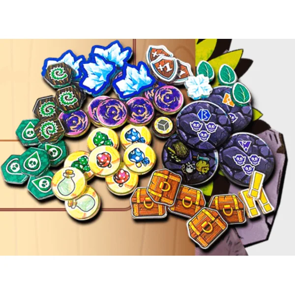 Explorers of the Woodlands - набор ресурсов от Meeple Foxes