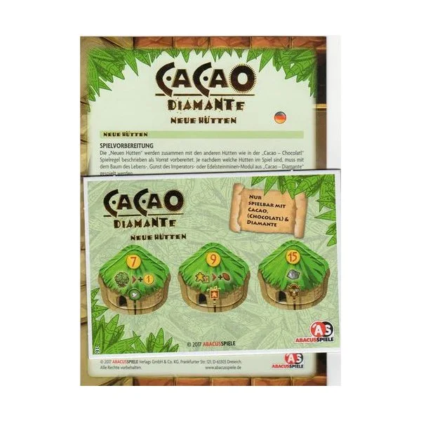 Cacao: Diamante – New Huts