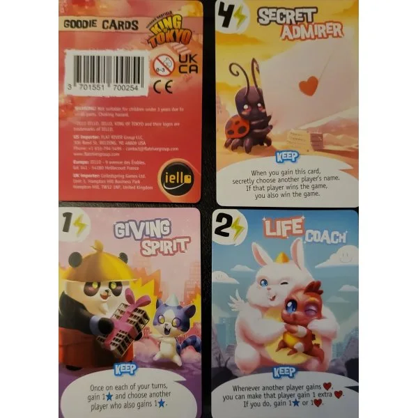 King of Tokyo: Gift Promo Cards