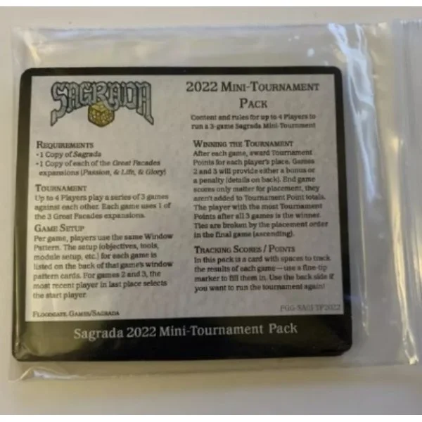 Sagrada: The Great Facades – Mini-Tournament Pack