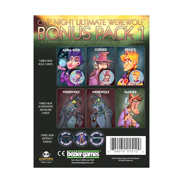 One Night Ultimate Werewolf: Bonus Pack 1
