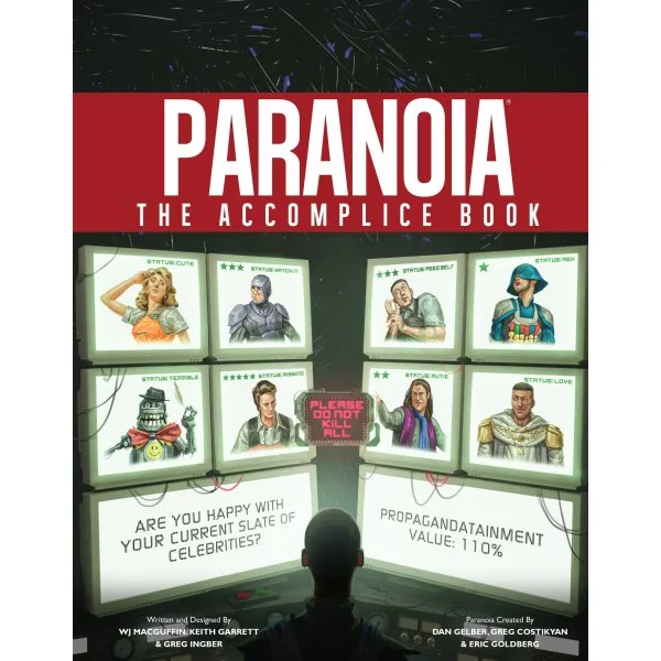 Paranoia The Accomplice Book