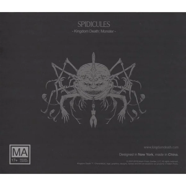 Kingdom Death: Monster. Spidicules Expansion