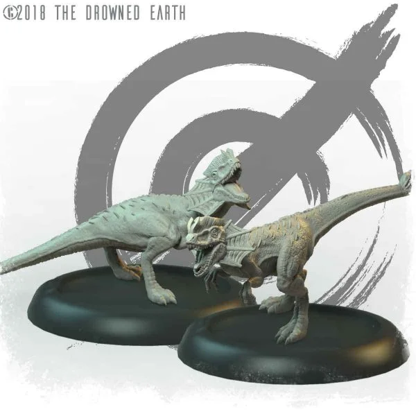 The Drowned Earth - Dilophosors
