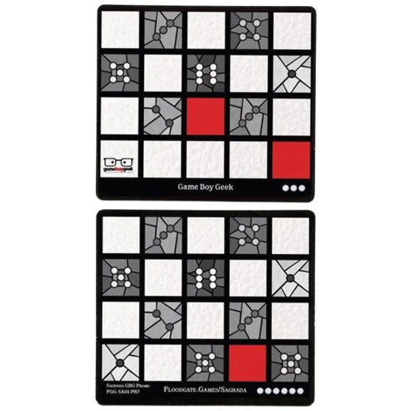 Sagrada: Promo 7 – Game Boy Geek Window Pattern Card