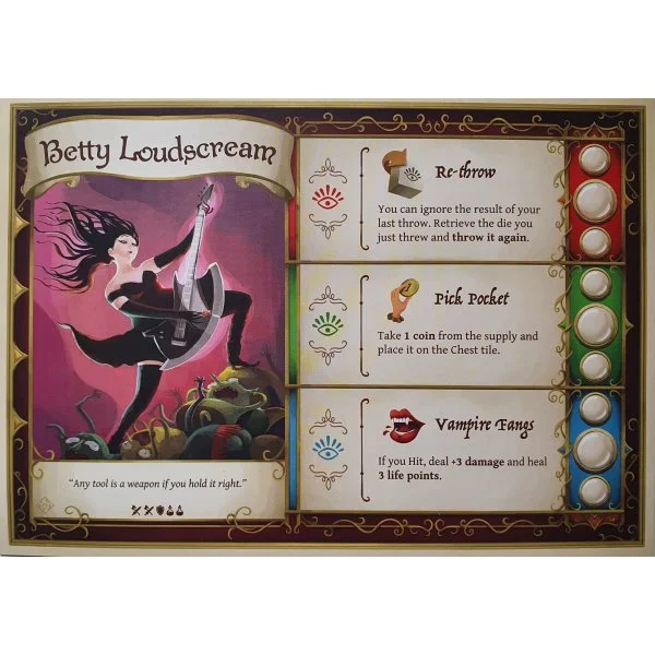 Dungeon Fighter (Second Edition): Betty Loudscream Promo Hero
