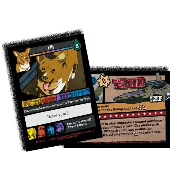 Cowboy Bebop: Space Serenade – Ein and The Blob Promo Cards