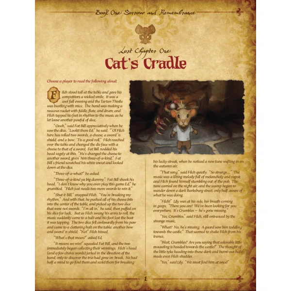 Mice and Mystics Lost Chapter Cat's Cradle