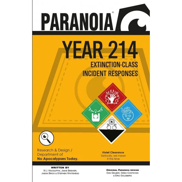Paranoia: Extinction-Class Incident Responses