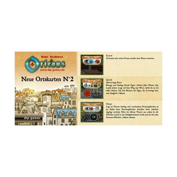 Orléans: Neue Ortskarten N°2