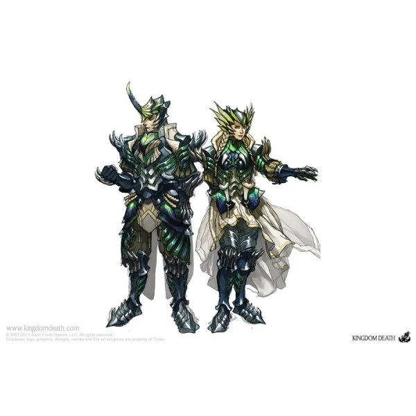 Kingdom Death: Monster. Green Knight Armor Expansion
