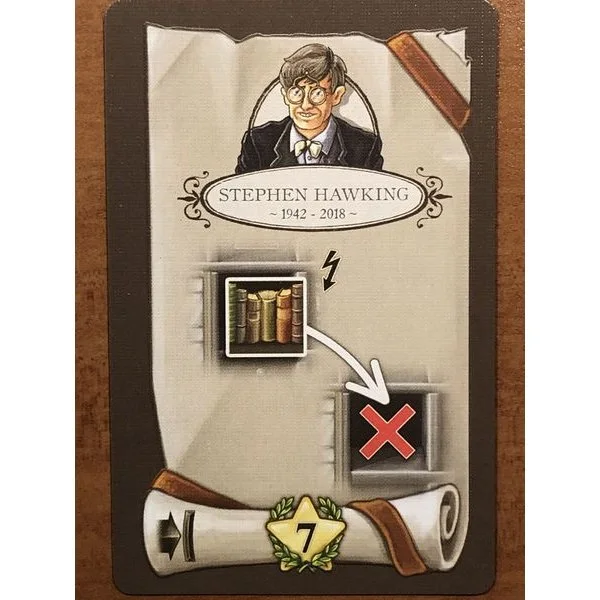 Newton: Stephen Hawking Promo Card