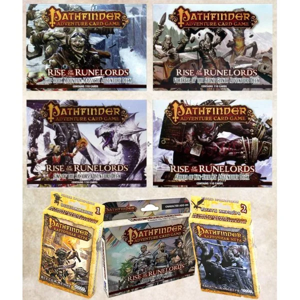 Все дополнения к карточному Pathfinder, выпущенные на русском