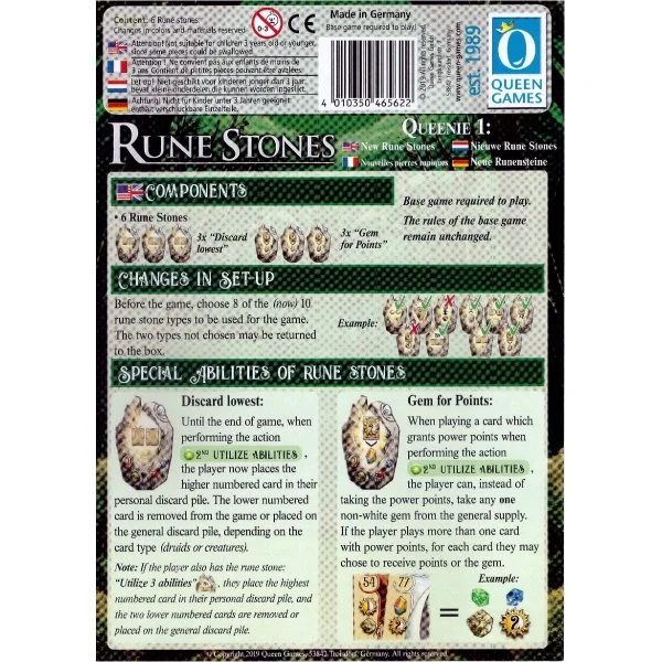 Rune Stones: Queenie 1 – New Rune Stones