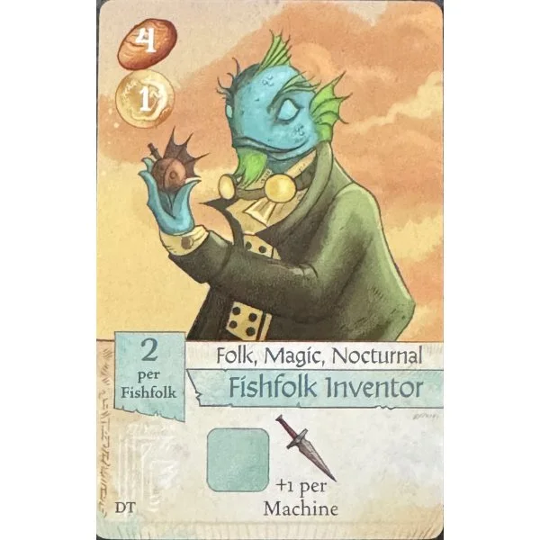 Creature Caravan: Fishfolk Inventor Creature Promo Card