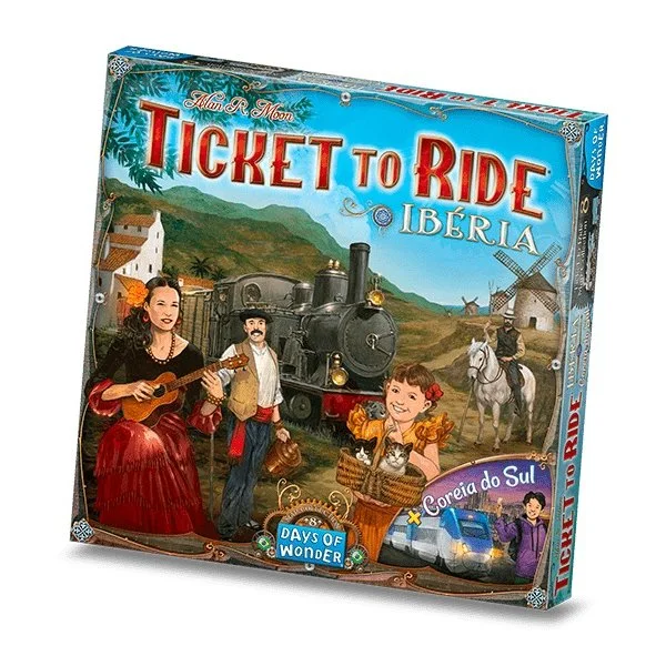 Ticket to Ride Map Collection 8: Iberia & South Korea