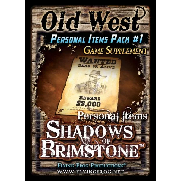 Shadows of Brimstone: Old West Personal Items Pack #1