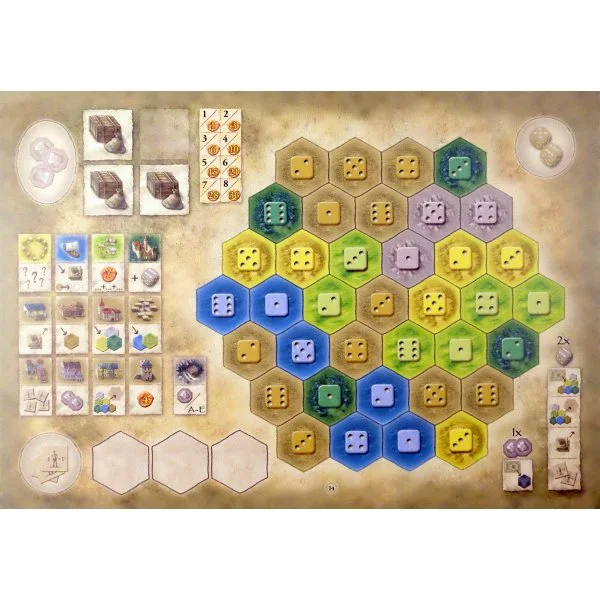 The Castles of Burgundy: 7th Expansion – German Board Game Championship Board 2016