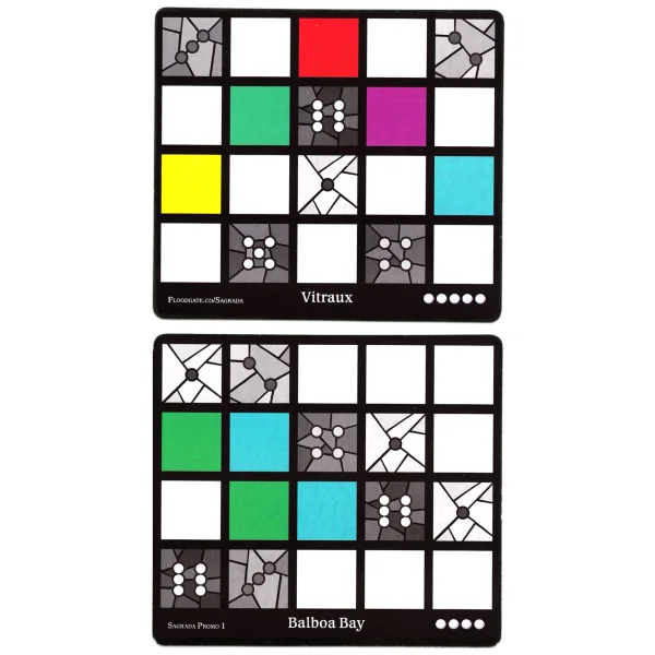 Sagrada: Promo 1 – Vitraux/Balboa Bay Window Pattern Card