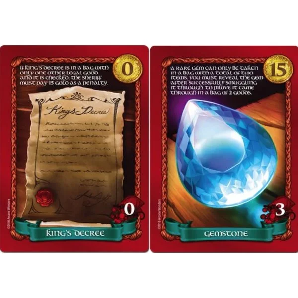 Sheriff of Nottingham: 2016 Dice Tower Kickstarter Promo Pack