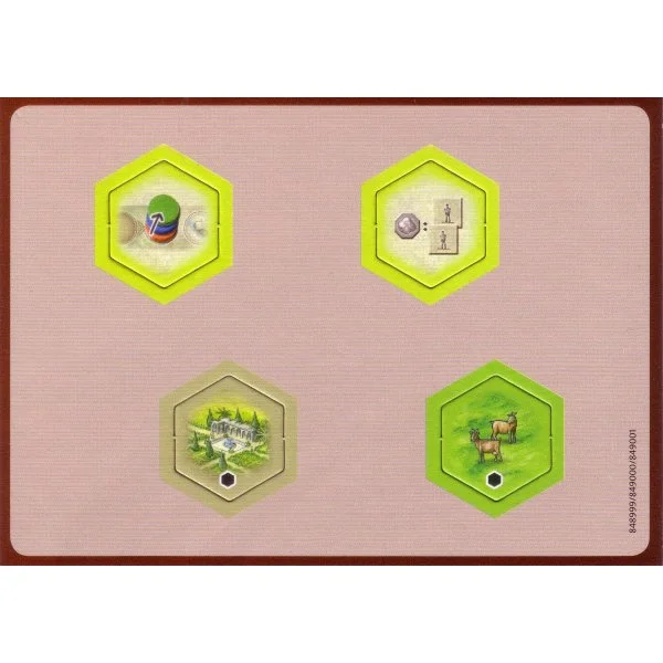 The Castles of Burgundy: 2nd Expansion - New Hex Tiles
