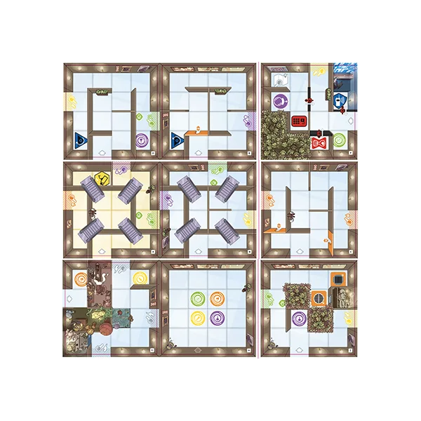Magic Maze: 9 new tiles