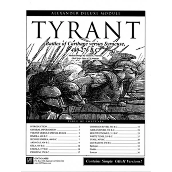 Tyrant: Battles of Carthage versus Syracuse