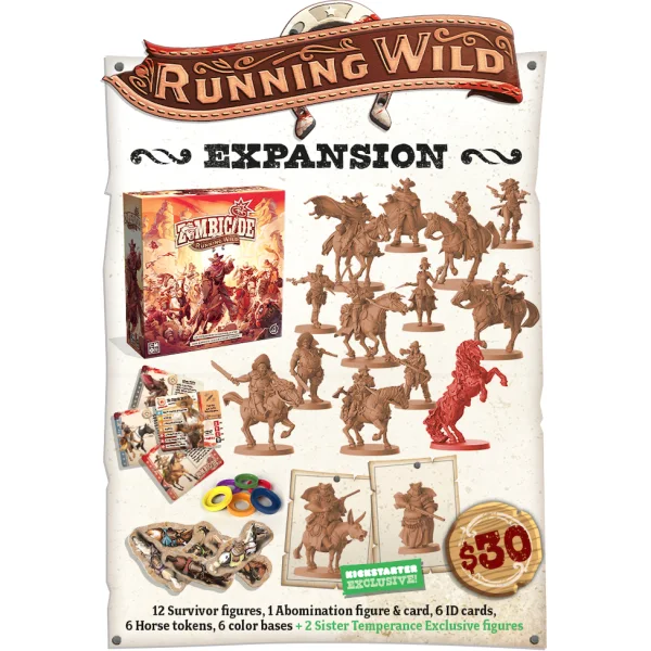 Zombicide: Undead or Alive – Running Wild Expansion