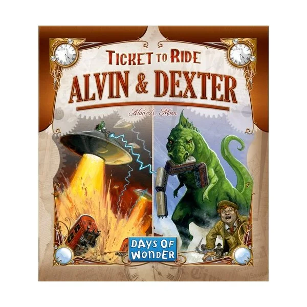 Ticket to Ride Monster Expansion: Alvin & Dexter