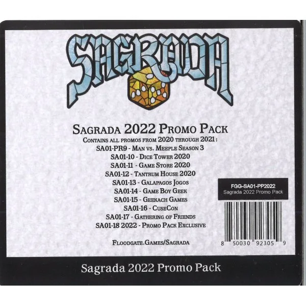 Sagrada: 2022 Promo Pack