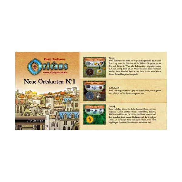 Orléans: Neue Ortskarten N°1