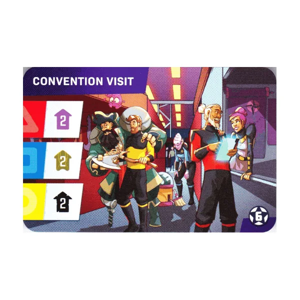 Starship Captains: Convention Visit Promo Card